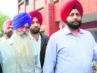 Alleged terrorist Sohan Singh (left) who was arrested by the state police in Amritsar.