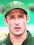 Mike Hussey (pic) has joined the Australian team as replacement for the injured Doug Bollinger. 