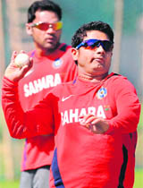 Captain MS Dhoni has surprisingly shown a lot of faith in the listless Piyush Chawla (pic).