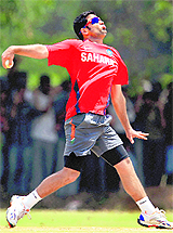 Dhoni can rest Harbhajan ahead of the big games and persist with Piyush Chawla (above).