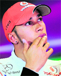 McLaren-Mercedes driver Lewis Hamilton