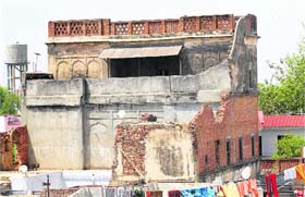 An ancestral haveli that belongs to the family of Yuvraj Singh in Kanech village, near Ludhiana