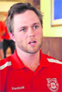 Kings XI Punjab�s Nathan Rimmington.