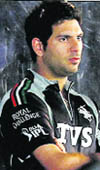 Pune Warriors� captain Yuvraj Singh.