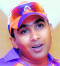 Kochi Tuskers captain Mahela Jayawardena addressing a press conference in Mumbai on Tuesday
