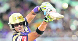 Kolkata Knight Riders� Manoj Tiwary. Match starts: 8pm