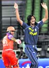 Deccan Chargers� Ishant Sharma celebrates a wicket against Kochi