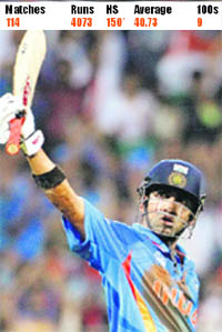 Gautam Gambhir will lead India in a one-off Twenty20 and five ODIs against West Indies next month
