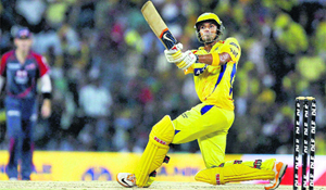 Chennai Super Kings� batsman S Badrinath. Chennai will face Kochi Tuskers
