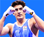 Indian boxer Vijender Singh