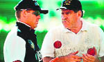 Shane Warne (L) and mentor Terry Jenner. Jenner had a big role to play in Warne�s success.