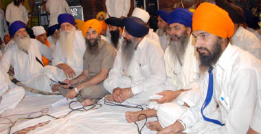 A conclave to mark the anniversary of the Operation Blue Star underway at Gurdwara Qila Mubarak Sahib in Bathinda 