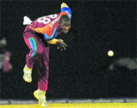 Darren Sammy picked up four wickets for the West Indies.