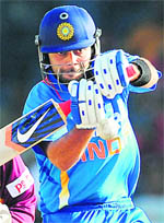Virat Kohli (pic) needs some big runs in the next two games. 
