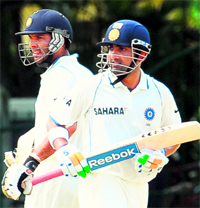 Yuvraj (L) and Gambhir are back in the Test squad