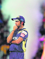 File photo of Knight Riders captain Gautam Gambhir.