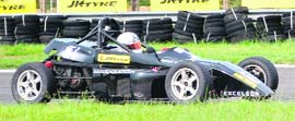 A driver competes during the 14th JK Tyre FMSCI National Championship in Chennai on Saturday.