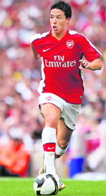 Arsenal has reached an agreement in principle for the sale of Samir Nasri to Manchester City