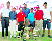 Jairaj Sandhu, Adilbir Singh, Aadil Bedi, Jaiveer Sandhu, Karandeep Kochar and Feroz Grewal with Manav Jaini in Gurgaon