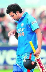 Rohit Sharma (pic) has had a lot of injury woes in life and things haven�t got better for him.