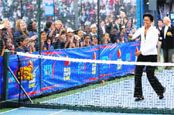 America�s First lady Michelle Obama at the US Open on Friday