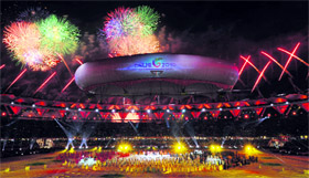 A file photo of the Opening Ceremony of the 2010 Commonwealth Games in New Delhi.