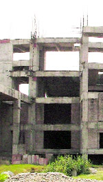 The under-construction indoor stadium at Ludhiana