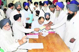 CM at a Sangat Darshan function in Moga village