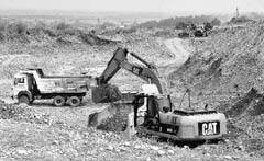 Sand, gravel prices have shot up by Rs 400-500/100 cubic ft