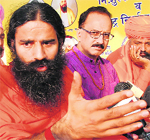 Baba Ramdev in Bathinda.