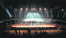 The Guru Nanak Stadium in Ludhiana geared up for the women�s final on Sunday.