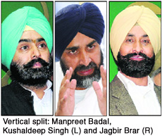 Manpreet  Badal, Kushaldeep Singh and Jagbir Brar