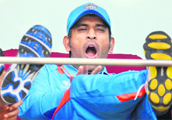 MS Dhoni (pic) takes on the challenge of leading his team to a Test series triumph in Australia. The first Test of the series starts on December 26.
