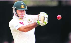 Ricky Ponting is slowly finding his form against India in the ongoing Test series