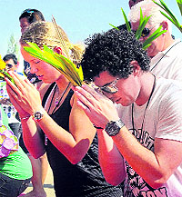 The high-profile couple of Caroline Wozniacki (L) and Rory McIlroy are constantly seen together