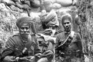 In the trenches, facing Krithia in the Gallipoli Peninsula, 1915
