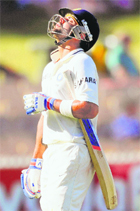 Virat Kohli was the only batsman to score a century in the series against Australia.