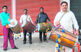 Demand for dholis has gone up. 