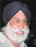 India�s boxing coach Gurbax Singh Sandhu.