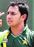Pakistan spinner Saeed Ajmal.