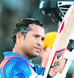 Sachin Tendulkar hit his 100th ton after a long wait.