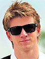 Nico Hulkenberg of Germany is all smiles before the race