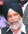 Rural Development Minister Surjit Singh Rakhra addresses mediapersons in Mohali.