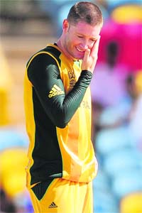 Australian captain Michael Clarke comes in as Yuvraj Singh�s replacement for the Pune team