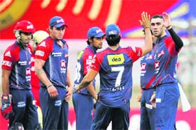 The Delhi Daredevils (Above) will be looking to bounce back after being beaten by Royal Challengers Bangalore in their last game