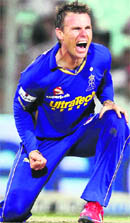 Rajasthan Royals� Johan Botha.