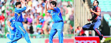Mumbai Indians� skipper Harbhajan (L) has been a big flop with the ball and the bat. Though Irfan Pathan (R) of Delhi Daredevils has been mean with the ball, he is yet to come up with a big knock after his match-winning effort against Kolkata Knight Riders