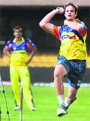 For Kings XI Punja,b it will be a tough task to tame the 'Men in Yellow' in their own den when they have all-rounders like Albie Morkel (pic) on their side.