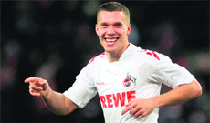 Lukas Podolski will move from Cologne for an undislcosed amount. 