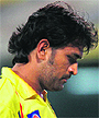 MS Dhoni is struggling to mount a defence of his team�s IPL title